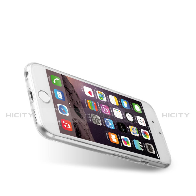 Custodia Silicone Trasparente Ultra Sottile Morbida T09 per Apple iPhone 6S Chiaro