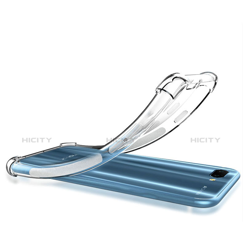 Custodia Silicone Trasparente Ultra Sottile Morbida T09 per Huawei Honor 10 Chiaro