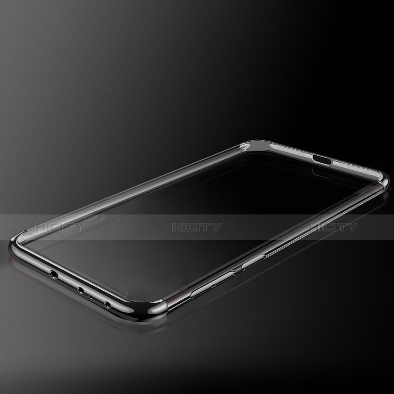 Custodia Silicone Trasparente Ultra Sottile Morbida T09 per Huawei Honor V20 Nero