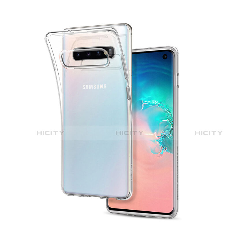 Custodia Silicone Trasparente Ultra Sottile Morbida T09 per Samsung Galaxy S10 5G Chiaro