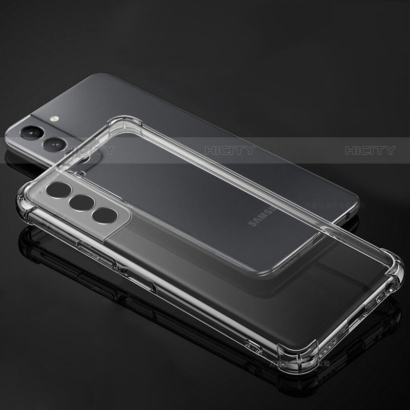Custodia Silicone Trasparente Ultra Sottile Morbida T09 per Samsung Galaxy S22 5G Chiaro