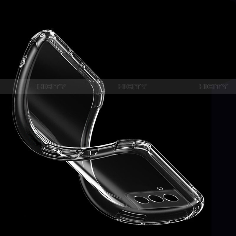 Custodia Silicone Trasparente Ultra Sottile Morbida T09 per Samsung Galaxy S22 Plus 5G Chiaro