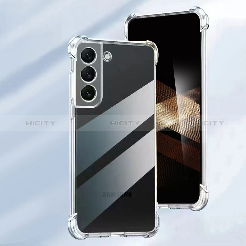 Custodia Silicone Trasparente Ultra Sottile Morbida T09 per Samsung Galaxy S24 5G Chiaro