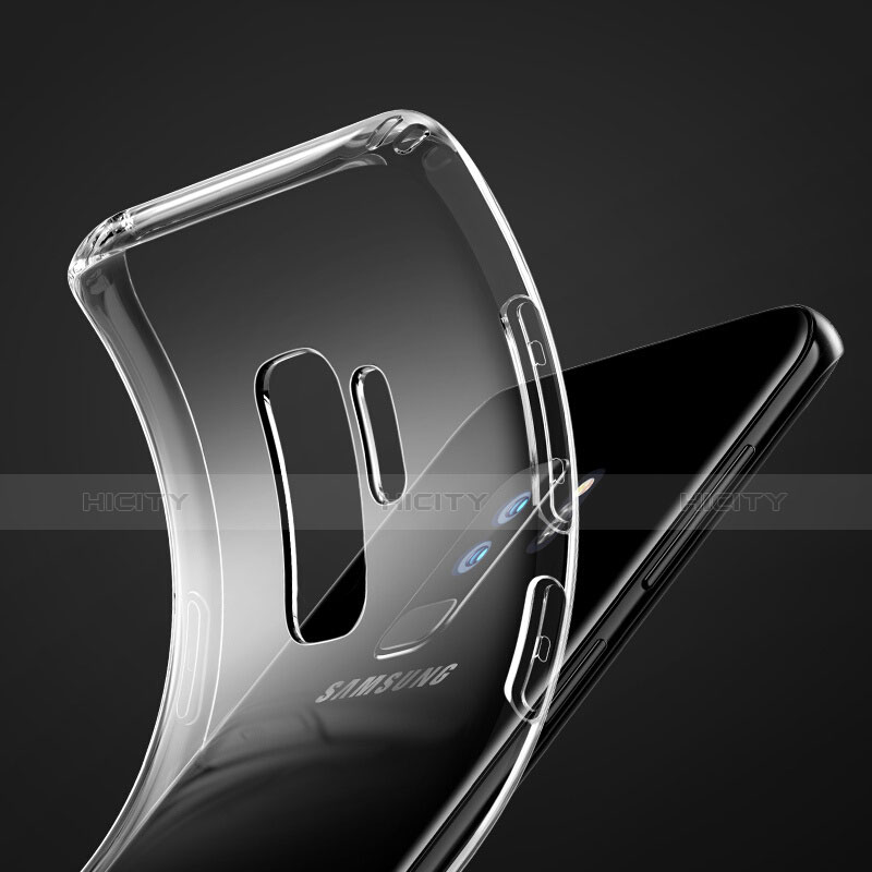 Custodia Silicone Trasparente Ultra Sottile Morbida T09 per Samsung Galaxy S9 Plus Chiaro
