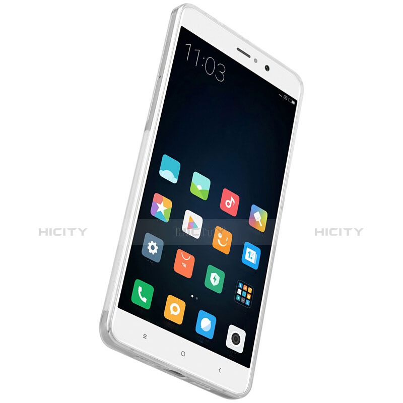 Custodia Silicone Trasparente Ultra Sottile Morbida T09 per Xiaomi Mi 5S Plus Chiaro