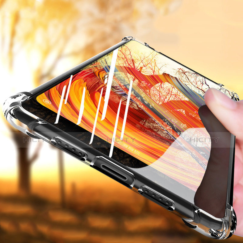 Custodia Silicone Trasparente Ultra Sottile Morbida T09 per Xiaomi Mi Mix 2 Chiaro