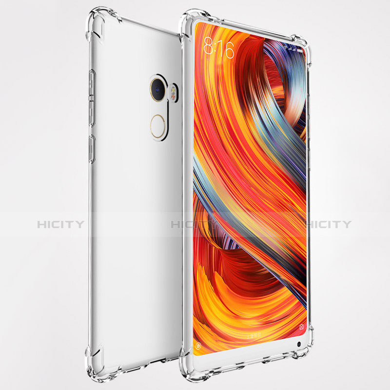 Custodia Silicone Trasparente Ultra Sottile Morbida T09 per Xiaomi Mi Mix Evo Chiaro