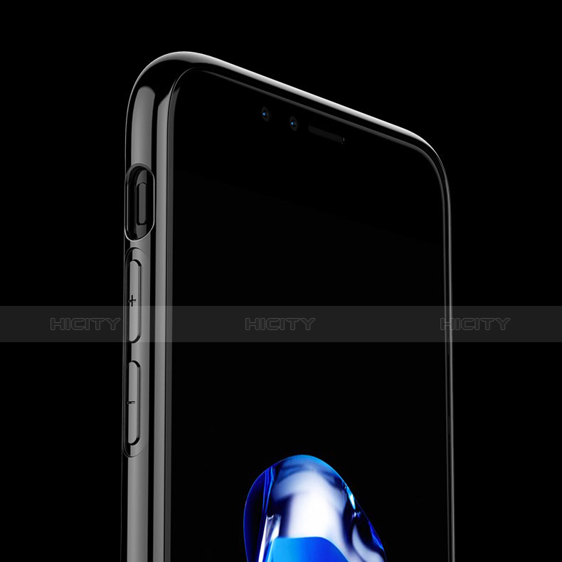 Custodia Silicone Trasparente Ultra Sottile Morbida T10 per Apple iPhone XR Nero