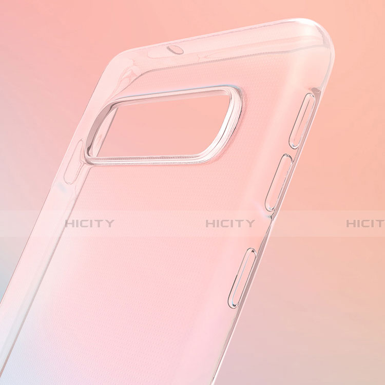 Custodia Silicone Trasparente Ultra Sottile Morbida T10 per Samsung Galaxy S10 5G Chiaro