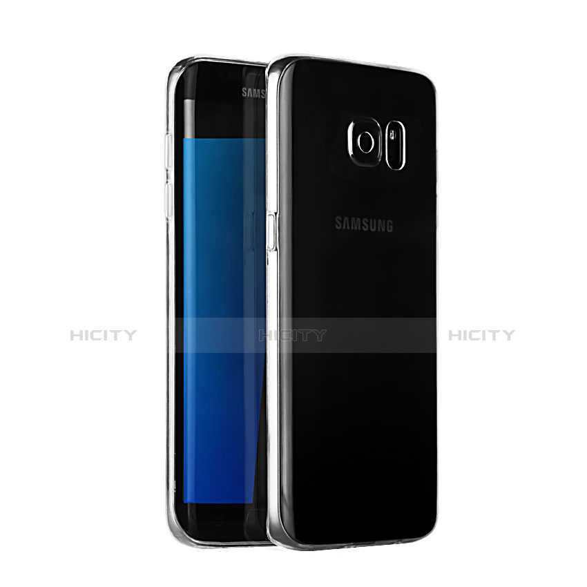 Custodia Silicone Trasparente Ultra Sottile Morbida T10 per Samsung Galaxy S7 Edge G935F Chiaro