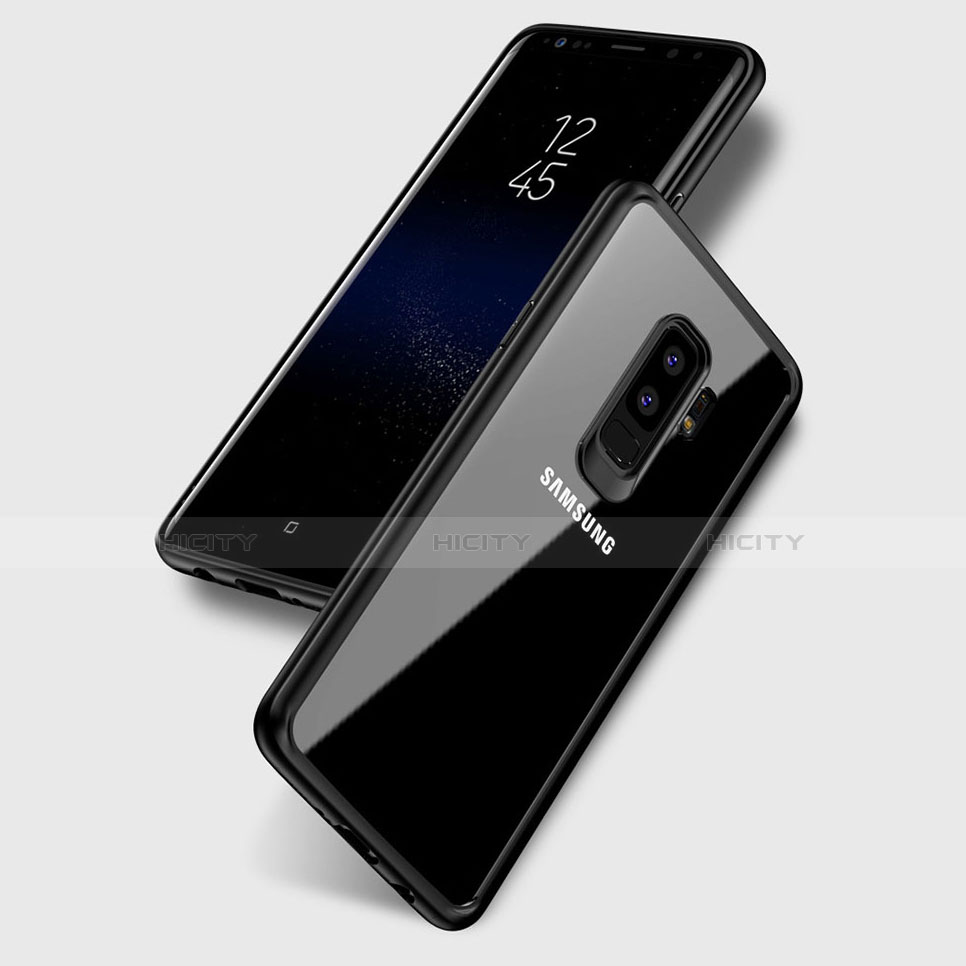 Custodia Silicone Trasparente Ultra Sottile Morbida T10 per Samsung Galaxy S9 Plus Chiaro