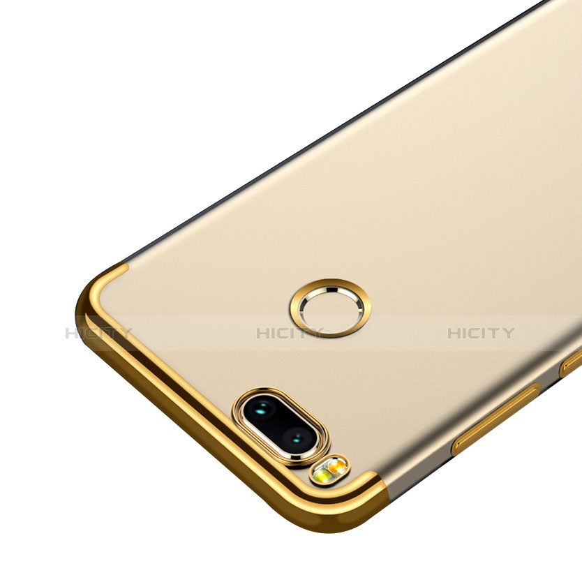 Custodia Silicone Trasparente Ultra Sottile Morbida T10 per Xiaomi Mi 5X Oro