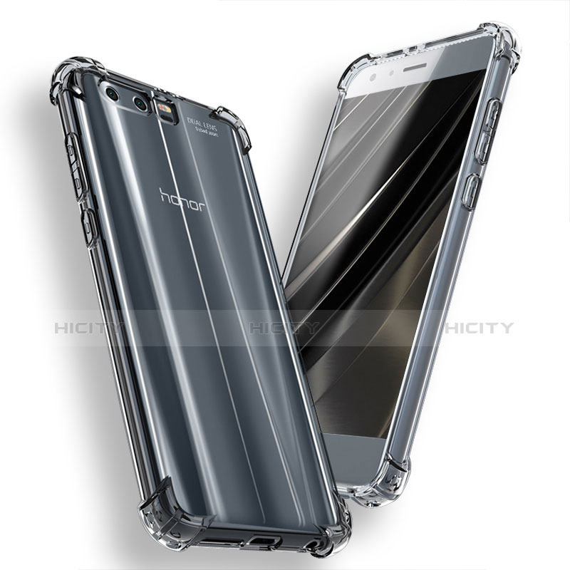 Custodia Silicone Trasparente Ultra Sottile Morbida T11 per Huawei Honor 9 Chiaro