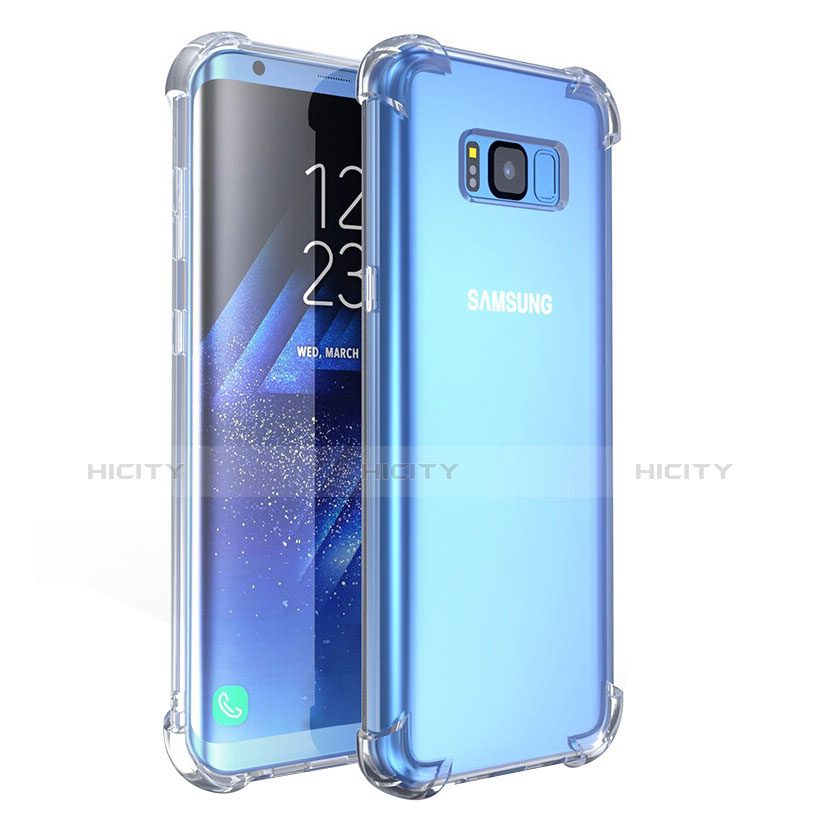 Custodia Silicone Trasparente Ultra Sottile Morbida T11 per Samsung Galaxy S8 Chiaro