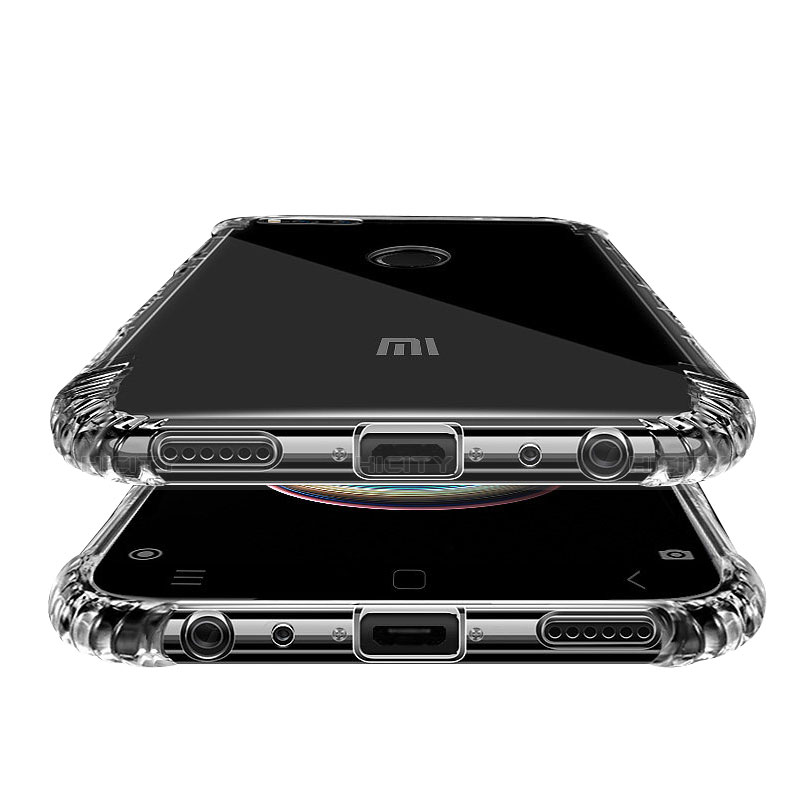 Custodia Silicone Trasparente Ultra Sottile Morbida T11 per Xiaomi Mi A1 Chiaro