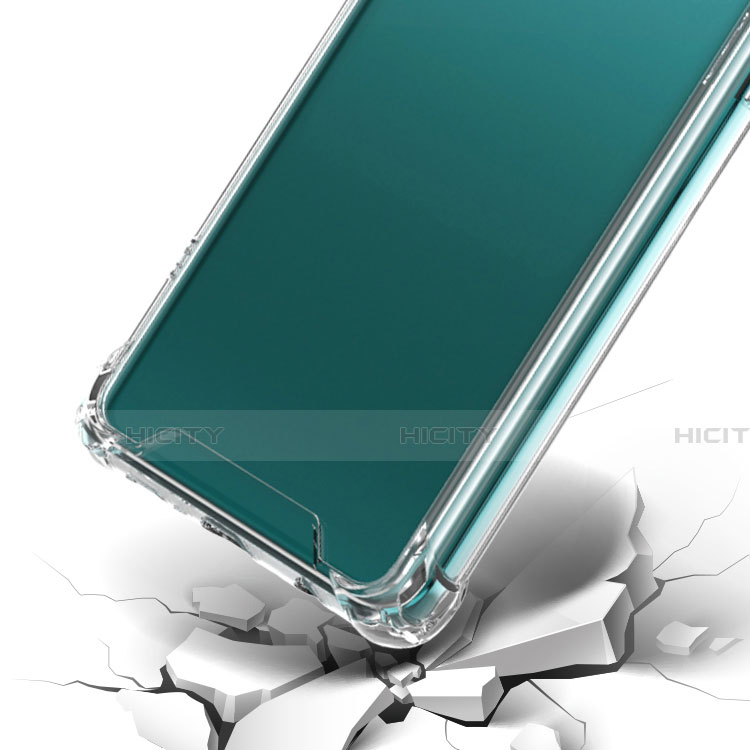 Custodia Silicone Trasparente Ultra Sottile Morbida T12 per Samsung Galaxy S10 5G Chiaro