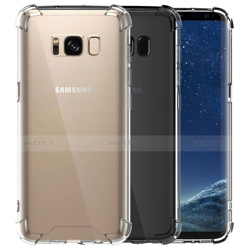 Custodia Silicone Trasparente Ultra Sottile Morbida T12 per Samsung Galaxy S8 Chiaro