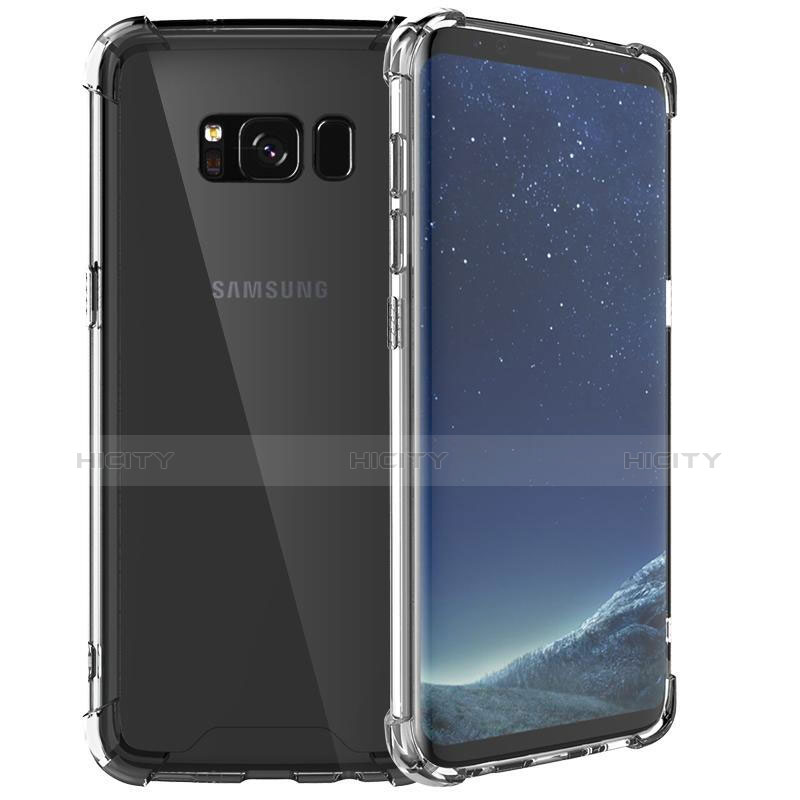 Custodia Silicone Trasparente Ultra Sottile Morbida T12 per Samsung Galaxy S8 Chiaro