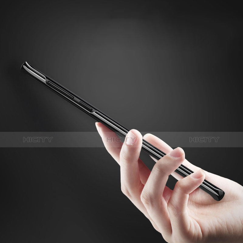 Custodia Silicone Trasparente Ultra Sottile Morbida T12 per Samsung Galaxy S9 Plus Nero