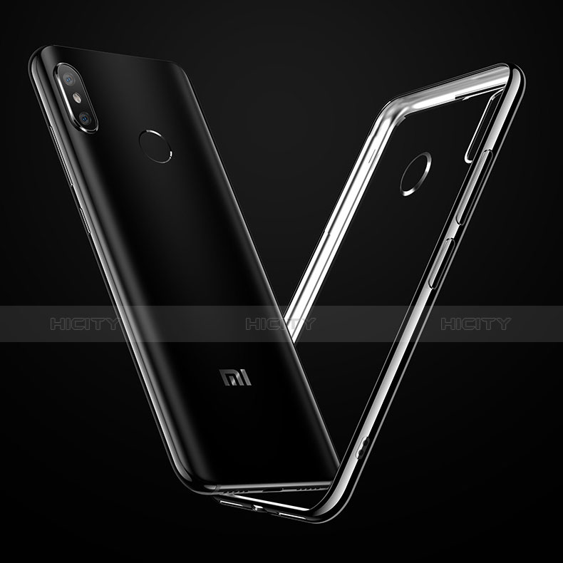 Custodia Silicone Trasparente Ultra Sottile Morbida T12 per Xiaomi Mi 8 Chiaro