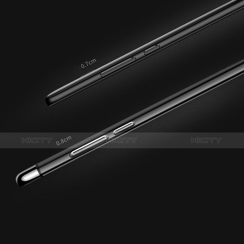 Custodia Silicone Trasparente Ultra Sottile Morbida T12 per Xiaomi Mi Mix Evo Nero