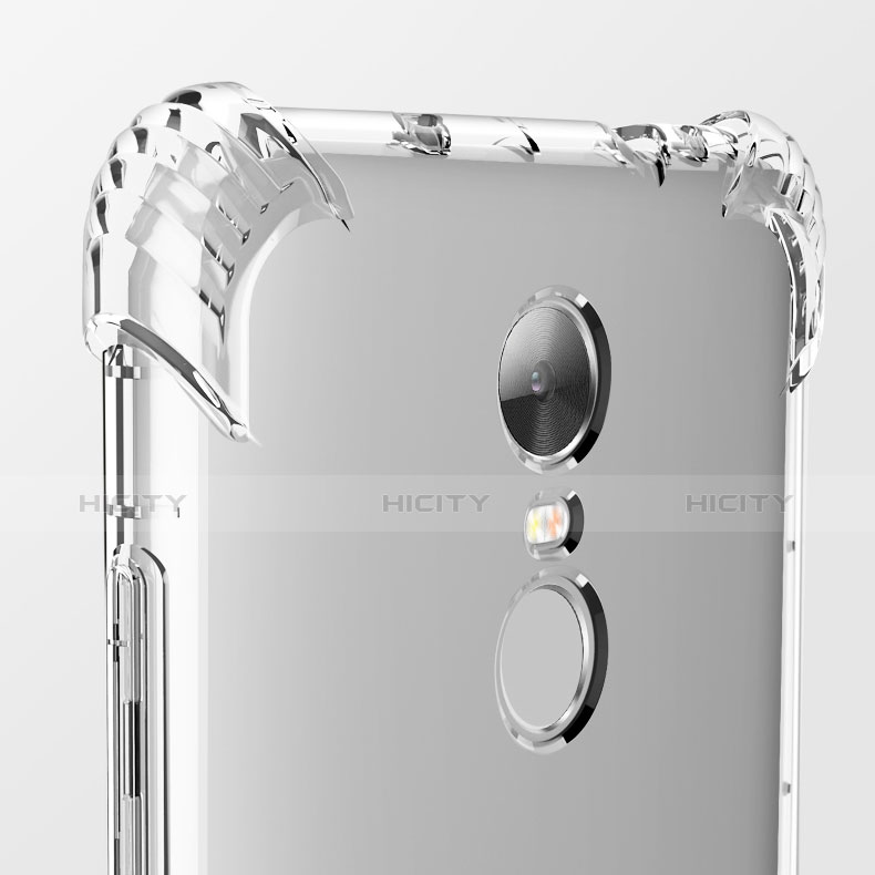 Custodia Silicone Trasparente Ultra Sottile Morbida T12 per Xiaomi Redmi Note 3 Chiaro