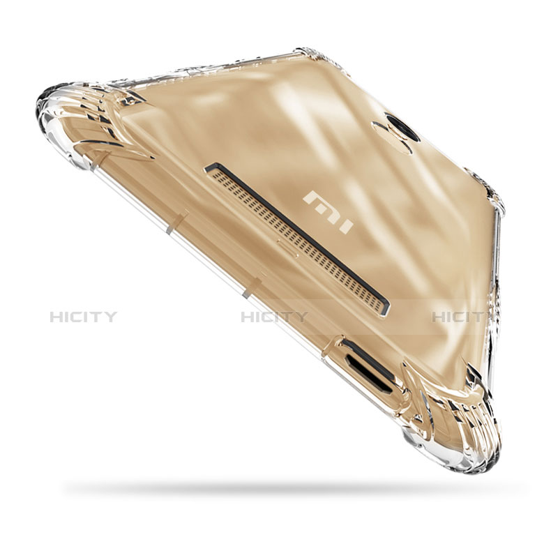 Custodia Silicone Trasparente Ultra Sottile Morbida T12 per Xiaomi Redmi Note 3 MediaTek Oro