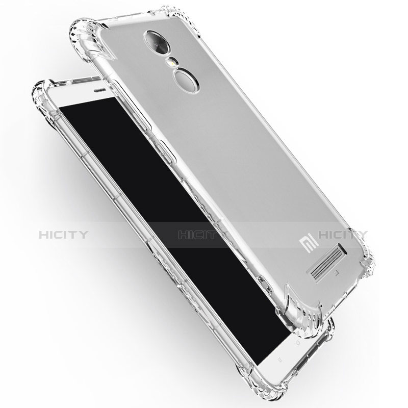 Custodia Silicone Trasparente Ultra Sottile Morbida T12 per Xiaomi Redmi Note 3 Pro Chiaro