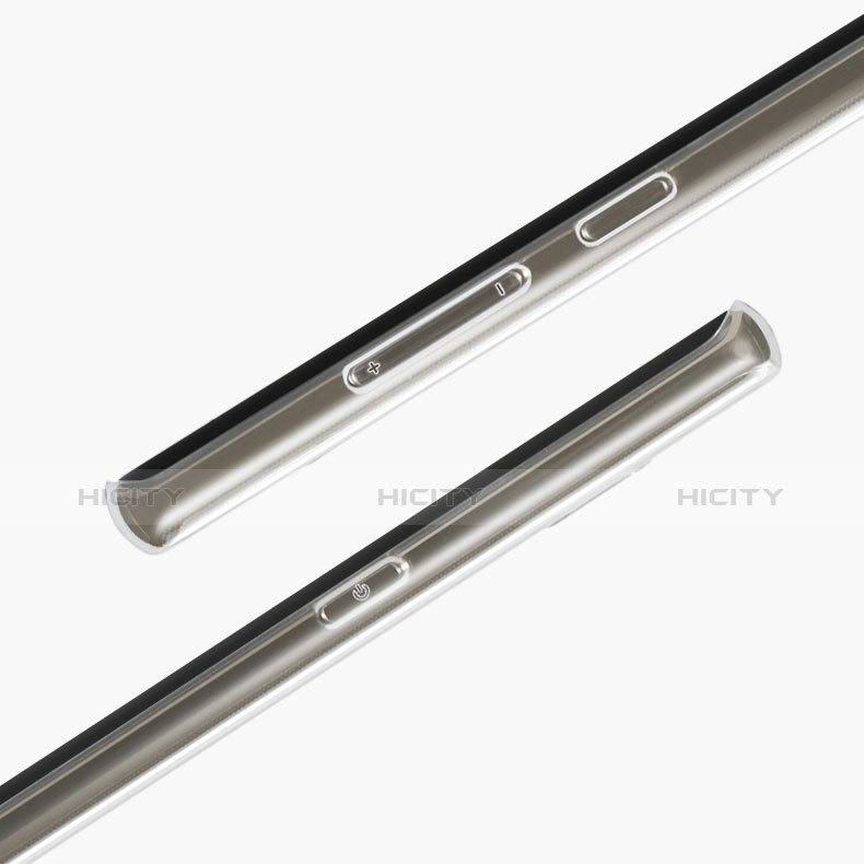 Custodia Silicone Trasparente Ultra Sottile Morbida T14 per Samsung Galaxy Note 8 Duos N950F Chiaro