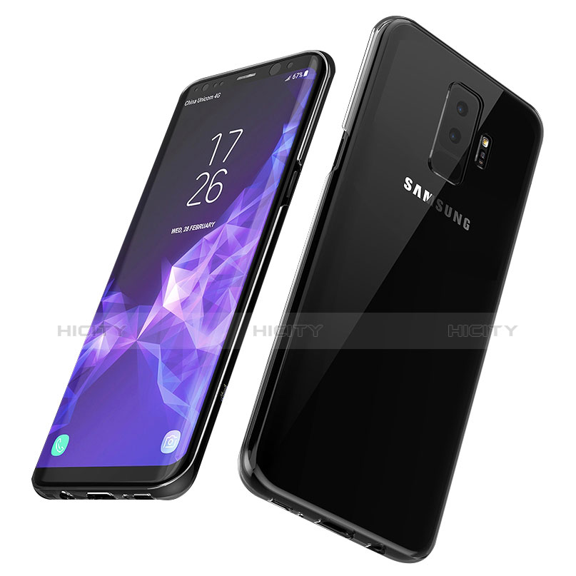Custodia Silicone Trasparente Ultra Sottile Morbida T14 per Samsung Galaxy S9 Plus Chiaro