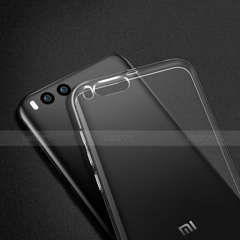 Custodia Silicone Trasparente Ultra Sottile Morbida T14 per Xiaomi Mi 6 Chiaro