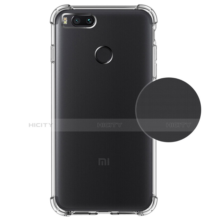 Custodia Silicone Trasparente Ultra Sottile Morbida T14 per Xiaomi Mi A1 Chiaro