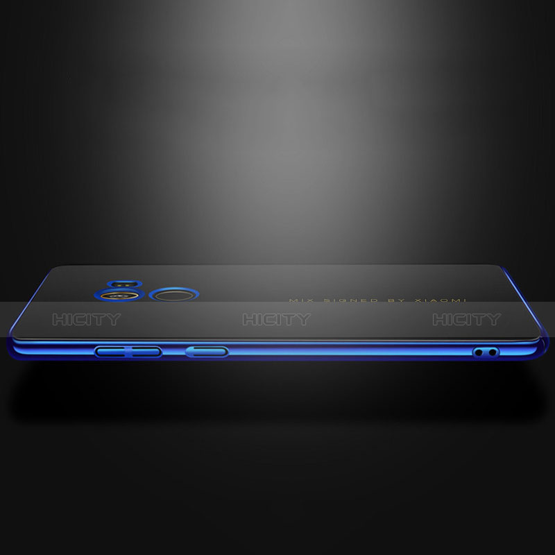 Custodia Silicone Trasparente Ultra Sottile Morbida T14 per Xiaomi Mi Mix Evo Blu