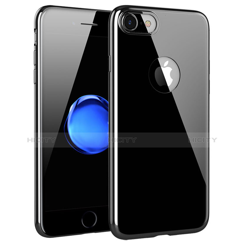 Custodia Silicone Trasparente Ultra Sottile Morbida T15 per Apple iPhone 7 Chiaro