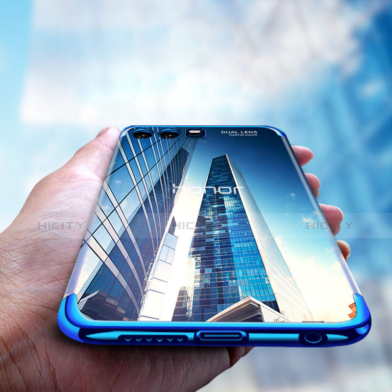 Custodia Silicone Trasparente Ultra Sottile Morbida T15 per Huawei Honor 9 Blu