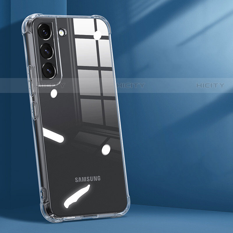 Custodia Silicone Trasparente Ultra Sottile Morbida T15 per Samsung Galaxy S21 FE 5G Chiaro