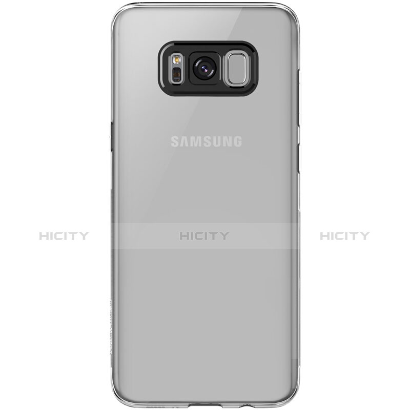 Custodia Silicone Trasparente Ultra Sottile Morbida T15 per Samsung Galaxy S8 Grigio