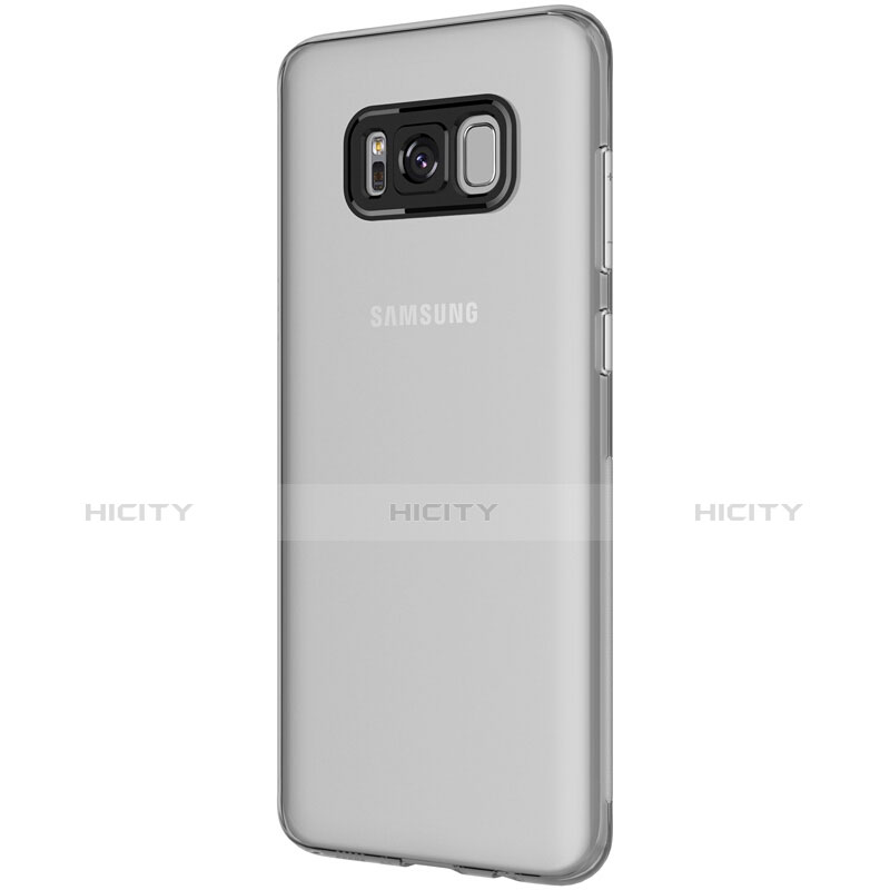 Custodia Silicone Trasparente Ultra Sottile Morbida T15 per Samsung Galaxy S8 Plus Grigio