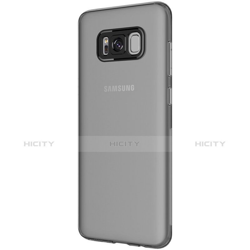 Custodia Silicone Trasparente Ultra Sottile Morbida T15 per Samsung Galaxy S8 Plus Nero
