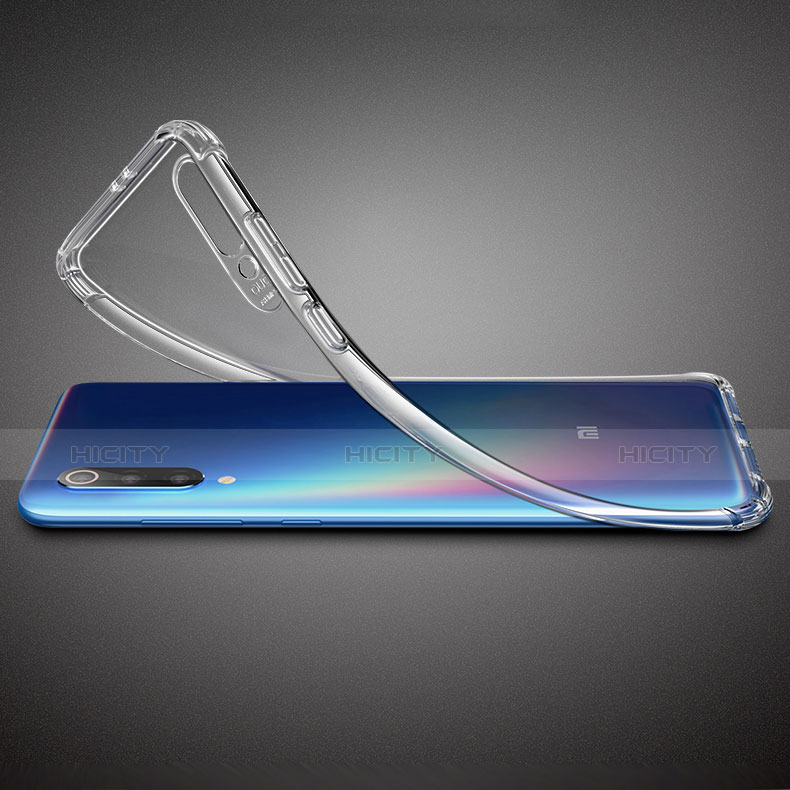 Custodia Silicone Trasparente Ultra Sottile Morbida T15 per Xiaomi Mi 9 Chiaro