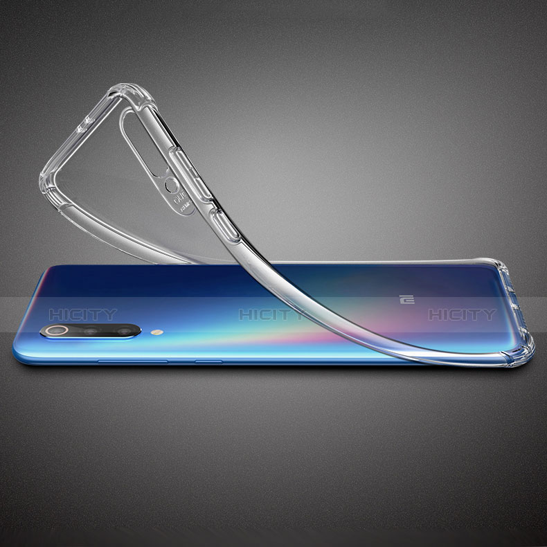 Custodia Silicone Trasparente Ultra Sottile Morbida T15 per Xiaomi Mi 9 Pro Chiaro