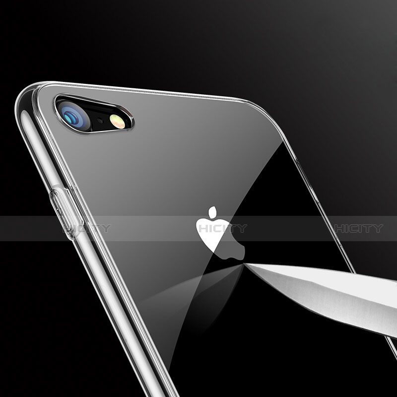 Custodia Silicone Trasparente Ultra Sottile Morbida T16 per Apple iPhone SE (2020) Chiaro