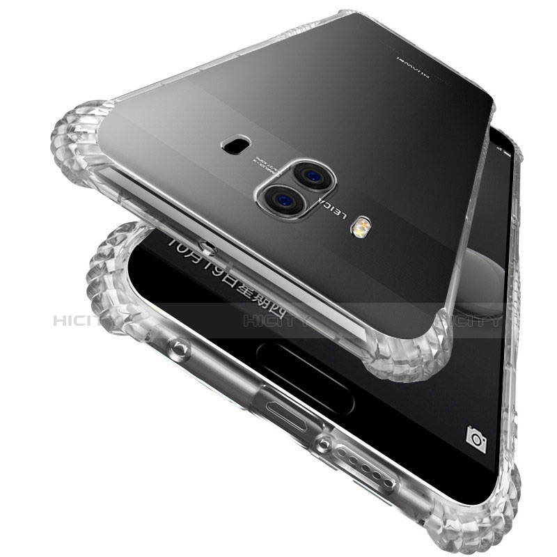 Custodia Silicone Trasparente Ultra Sottile Morbida T16 per Huawei Mate 10 Chiaro
