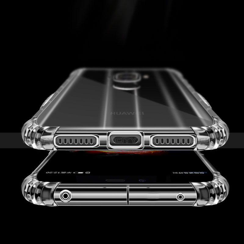 Custodia Silicone Trasparente Ultra Sottile Morbida T16 per Huawei Mate 9 Chiaro