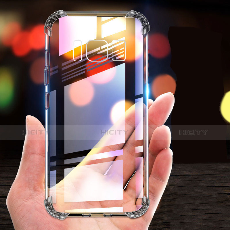 Custodia Silicone Trasparente Ultra Sottile Morbida T16 per Samsung Galaxy S8 Chiaro