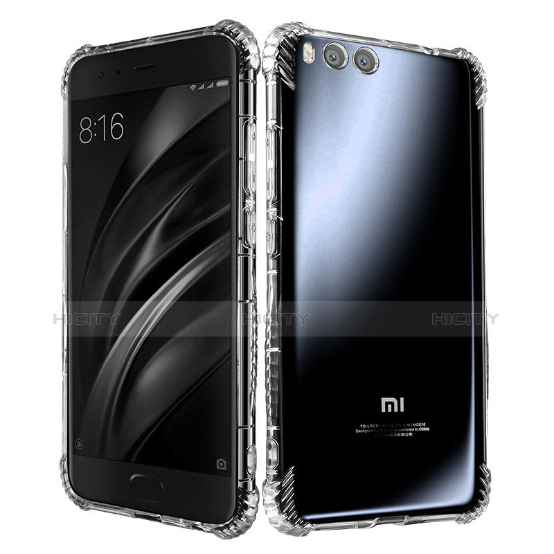Custodia Silicone Trasparente Ultra Sottile Morbida T16 per Xiaomi Mi 6 Chiaro