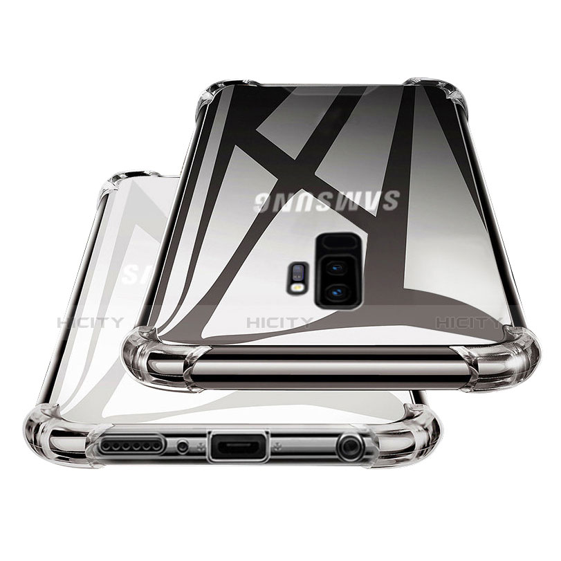 Custodia Silicone Trasparente Ultra Sottile Morbida T17 per Samsung Galaxy S9 Plus Chiaro