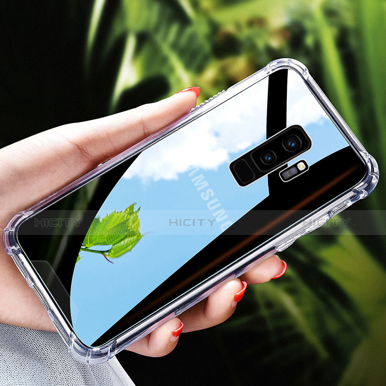 Custodia Silicone Trasparente Ultra Sottile Morbida T17 per Samsung Galaxy S9 Plus Chiaro