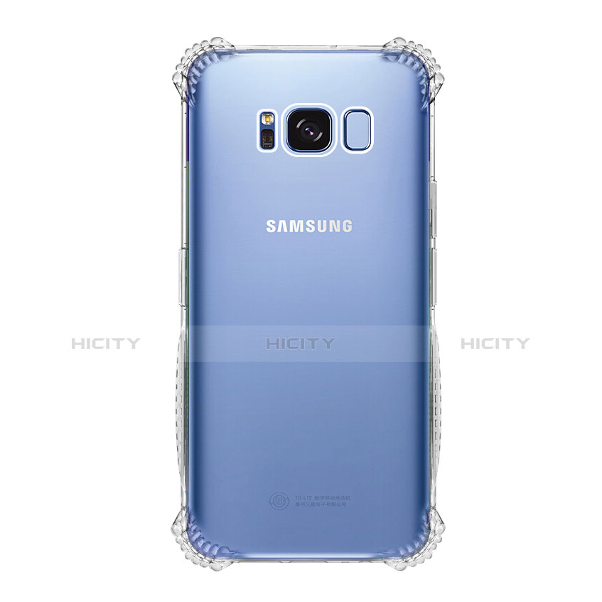 Custodia Silicone Trasparente Ultra Sottile Morbida T19 per Samsung Galaxy S8 Plus Chiaro