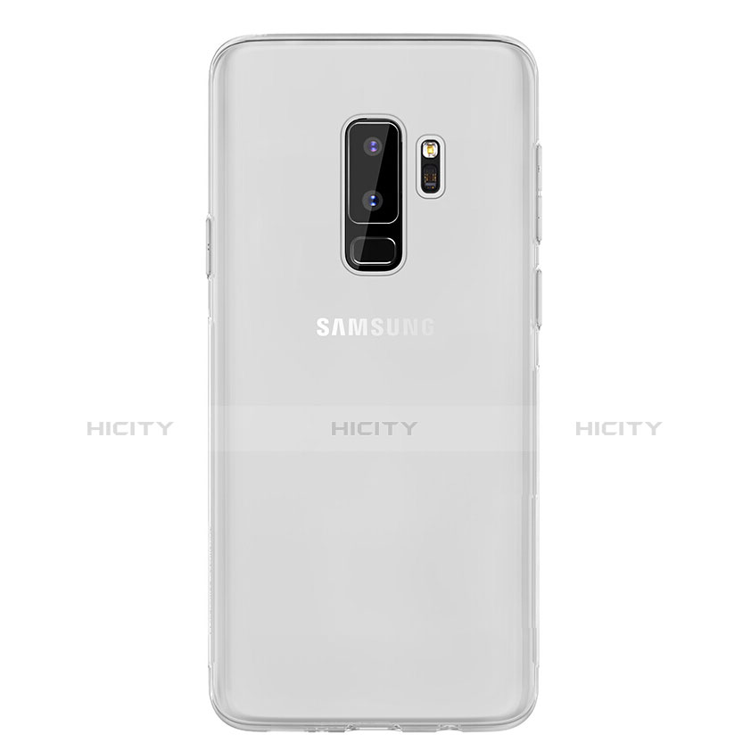 Custodia Silicone Trasparente Ultra Sottile Morbida T20 per Samsung Galaxy S9 Plus Bianco